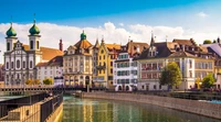 Impresionante ciudad de Lucerna, Suiza