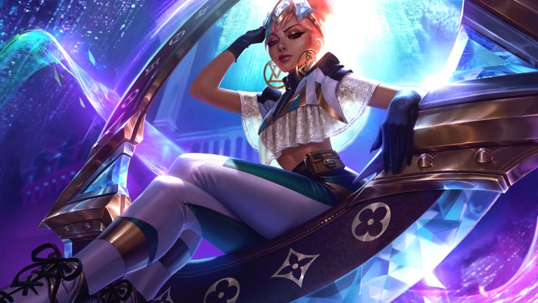 True Damage Qiyana Splash Art - Prestige Edition