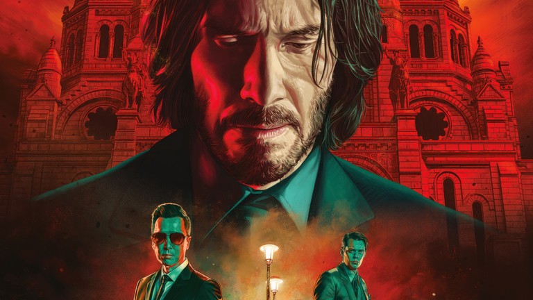 John Wick Chapter 4 Wallpaper - Keanu Reeves in Action!