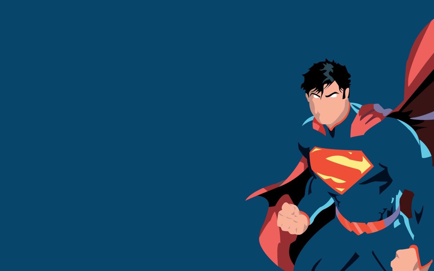 Fond d'Écran Minimaliste de Superman