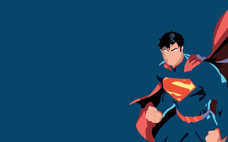 Minimalist Superman Wallpaper