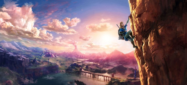 Explore the World of Hyrule with this Breathtaking Wallpaper