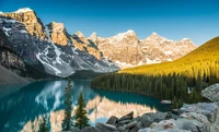 Découvrez la Beauté du Lac Moraine : Un Paradis Glaciaire Époustouflant