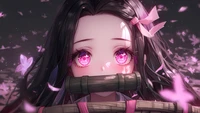 Descargar Asombroso Fondo de Pantalla Nezuko Kamado en 4K