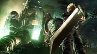 Téléchargez le superbe fond d'écran de Cloud Strife de Final Fantasy VII Remake