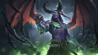 Illidan Stormrage - Fond d'écran épique de World of Warcraft