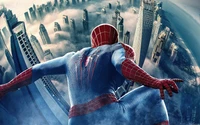 Art Épique de Spider-Man : Une Aventure de Gratte-Ciel Vous Attend