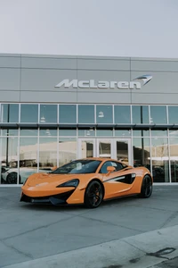 Explora el Atractivo Fondo de Pantalla McLaren 570S