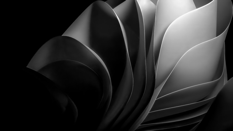 Download Stunning 4K Abstract Monochrome Wallpaper