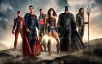 Fond d'Écran de la Ligue des Justiciers : Batman, Superman, Wonder Woman et Plus