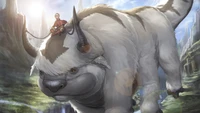 Aang and Appa - Iconic Wallpaper from Avatar: The Last Airbender