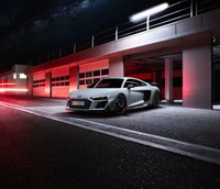 Découvrez l'Audi R8 Coupé V10 GT RWD en Brillant 4K