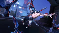 Descargar impresionante fondo de pantalla de Genji de Overwatch