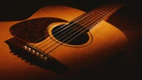 Explore Our Beautiful Acoustic Guitar Wallpaper