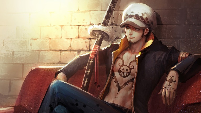 Download Stunning Trafalgar Law Wallpaper from One Piece