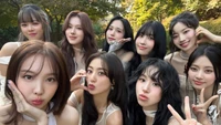 Fond d'Écran TWICE - Beau Groupe Fille K-Pop