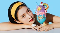 Vibrant Yeri Wallpaper from Red Velvet's Summer Magic