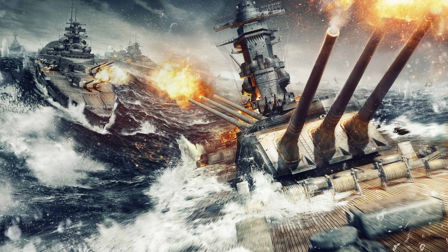 Download Stunning Battleship Wallpaper from World of Warships