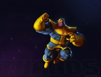 Explorez Thanos : Fond d'Écran de l'Héros Iconique de Marvel