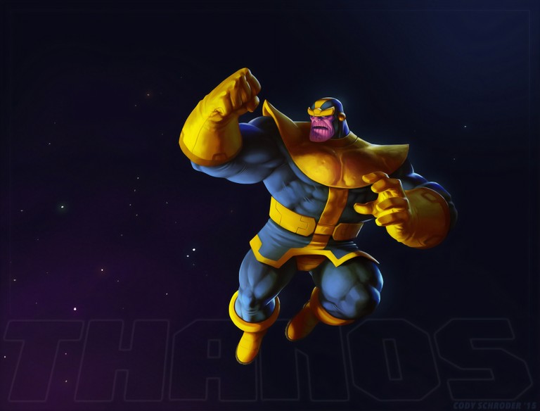 Explore Thanos: Marvel's Iconic Villain Wallpaper