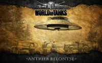 Fond d'Écran World of Tanks : Antrieb Belontse