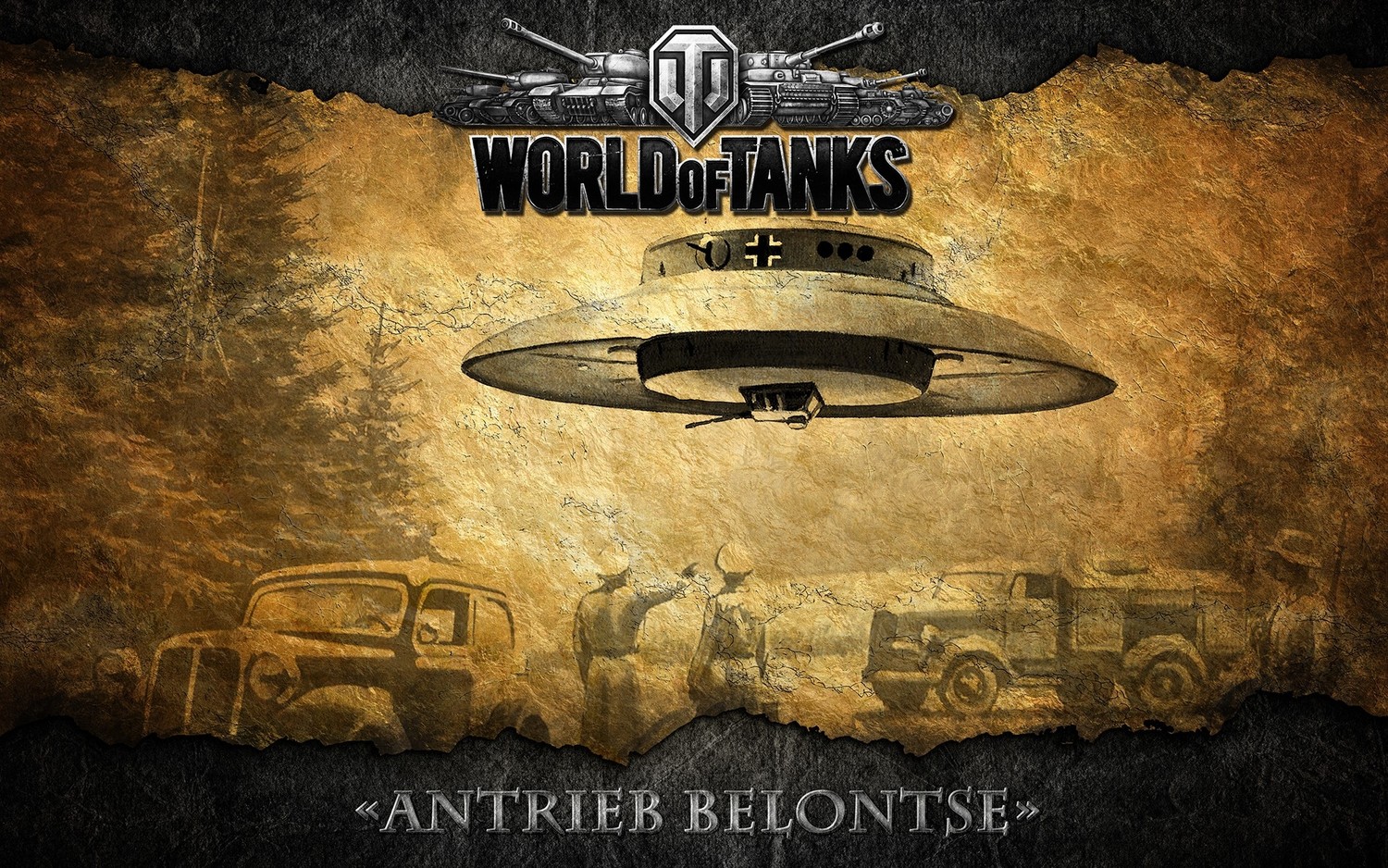 World of Tanks Wallpaper: Antrieb Belontse