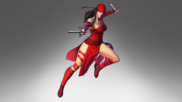 Elektra in Action: Marvel Ultimate Alliance 3 Wallpaper