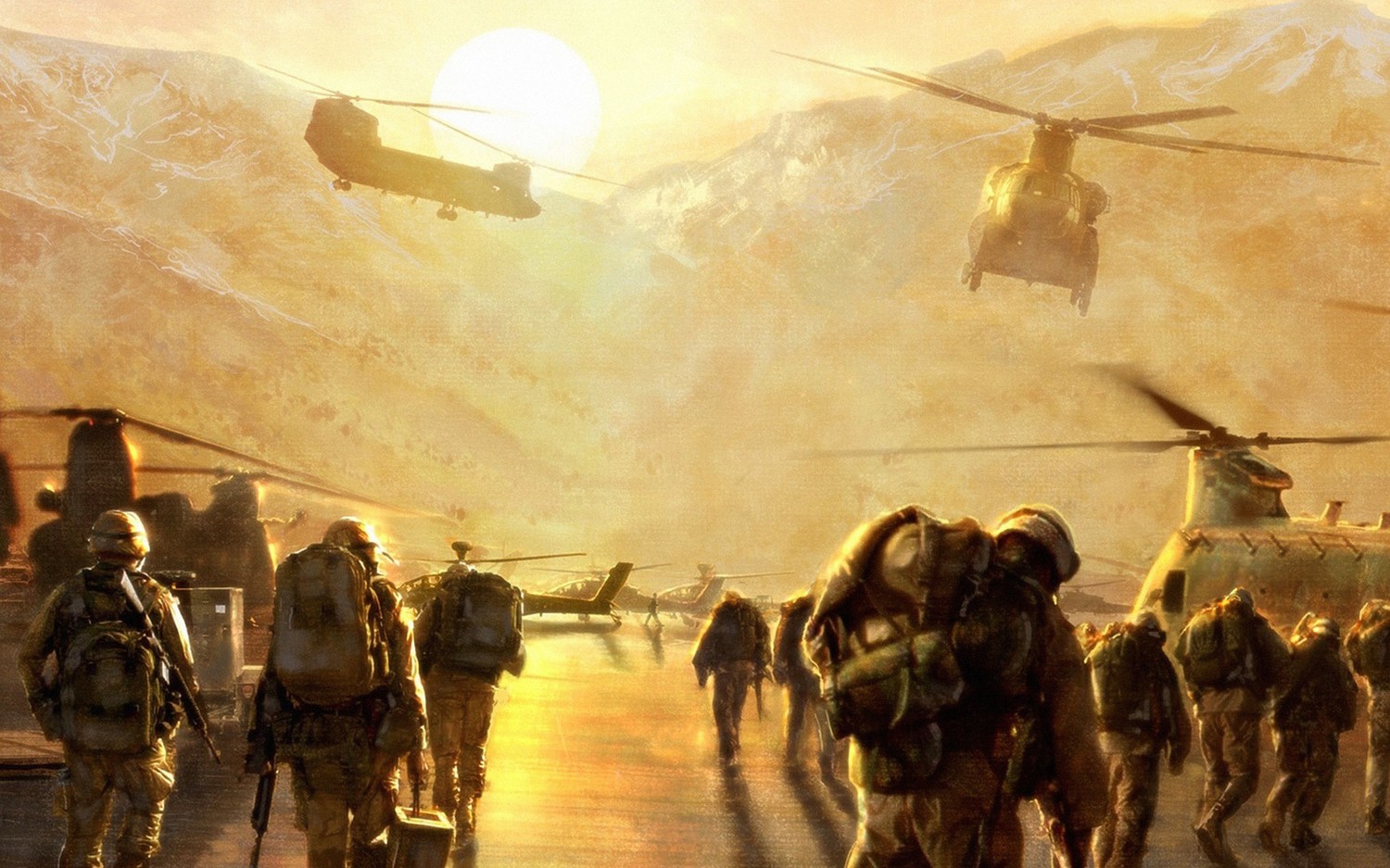 Military Troop HD Wallpaper