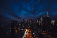 Explore the Vibrant Night Skyline of New York City