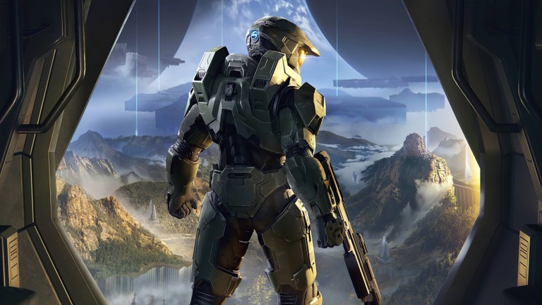 Halo Infinite 4K Wallpaper Featuring Master Chief