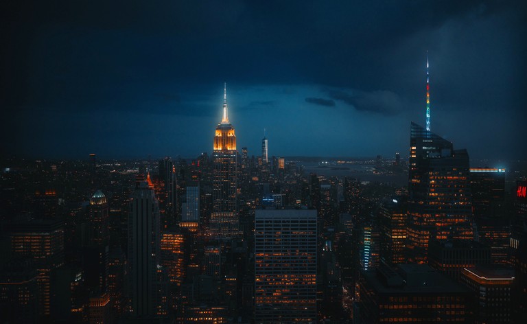 Beautiful 4K New York City Night Wallpaper