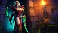 Descarga el impresionante fondo de pantalla de Valeera Sanguinar