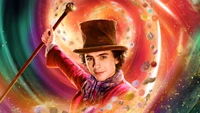 Téléchargez le Wallpaper de Timothée Chalamet en Wonka en 8K