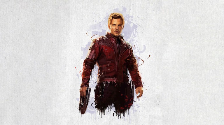 Download Stunning Star-Lord Wallpaper from Avengers Infinity War