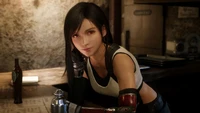 Descarga un impresionante fondo de pantalla de Tifa Lockhart de Final Fantasy VII Remake