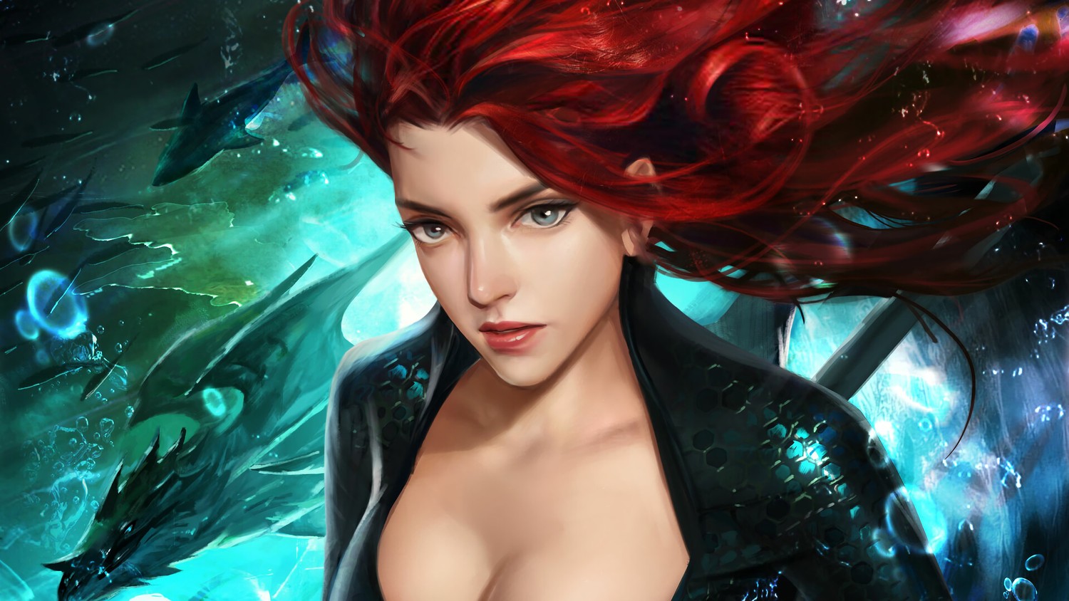 High-Quality Mera Wallpaper from DC Comics