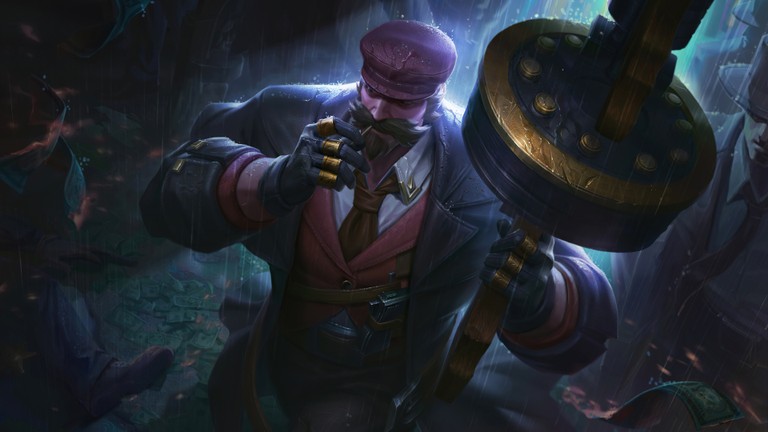 Mafia Graves Wallpaper from League of Legends Wild Rift