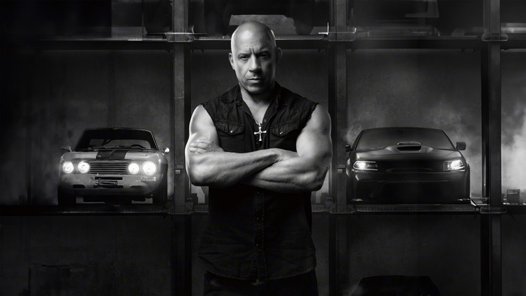 Dominic Toretto - Fast X Wallpaper in Stunning 5K Monochrome