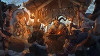 Explore the Freljord Artisan Scene from Legends of Runeterra