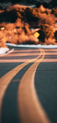 Explora Nuestro Hermoso Fondo de Paisaje de Carretera