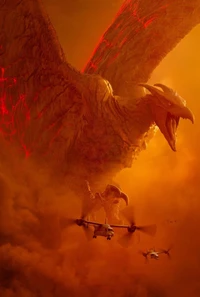 Fondo de Pantalla Épico de Kaiju: El Pájaro de Godzilla