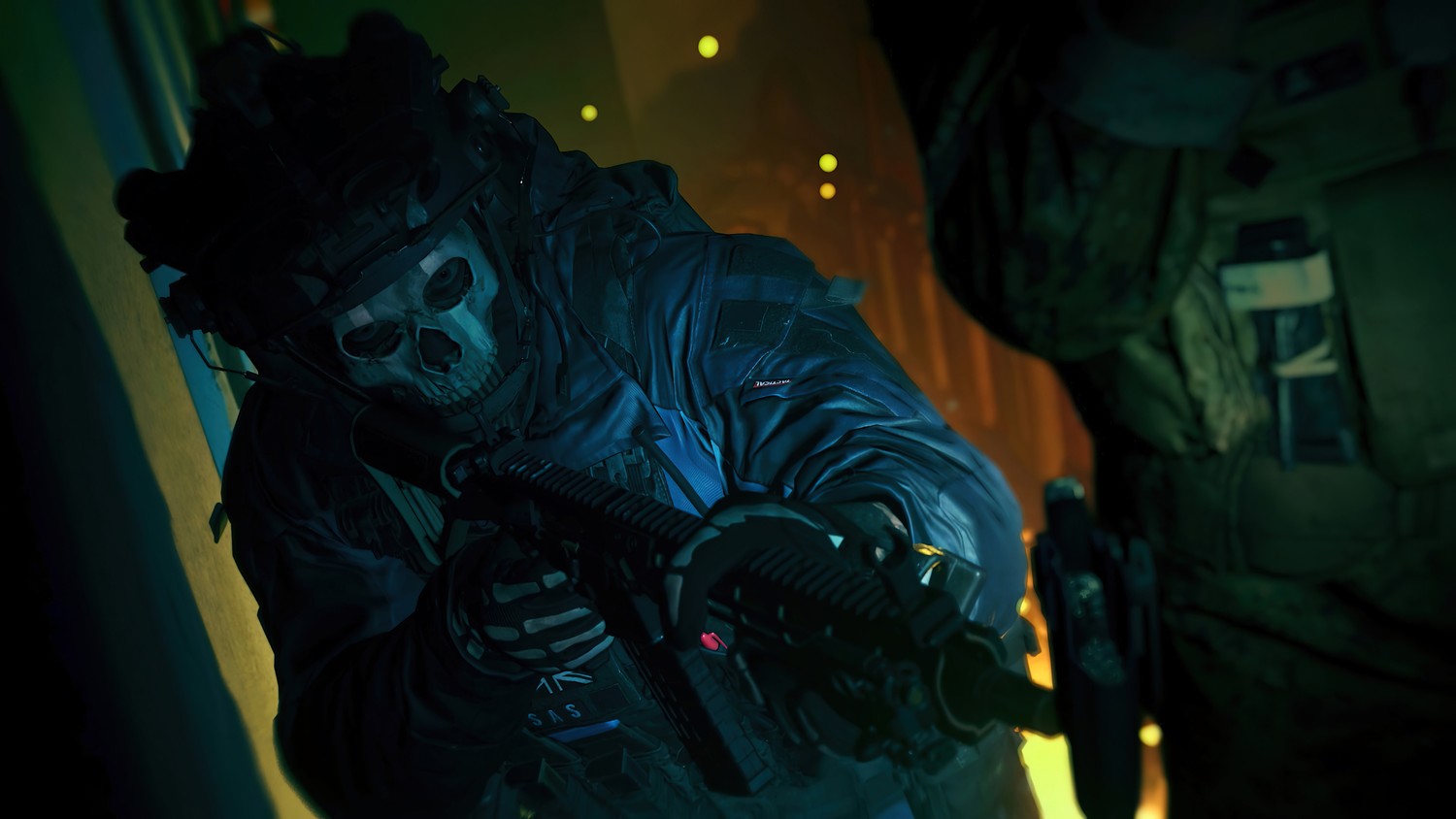 Stunning Call of Duty: Modern Warfare 2 Wallpaper Featuring Simon 'Ghost' Riley