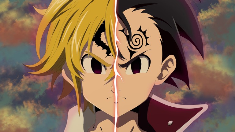 Stunning Meliodas and Zeldris Wallpaper