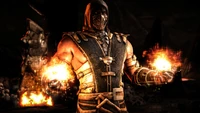 Wallpaper Épique de Scorpion de Mortal Kombat X