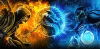 Explore the Epic Mortal Kombat Movie Poster Wallpaper