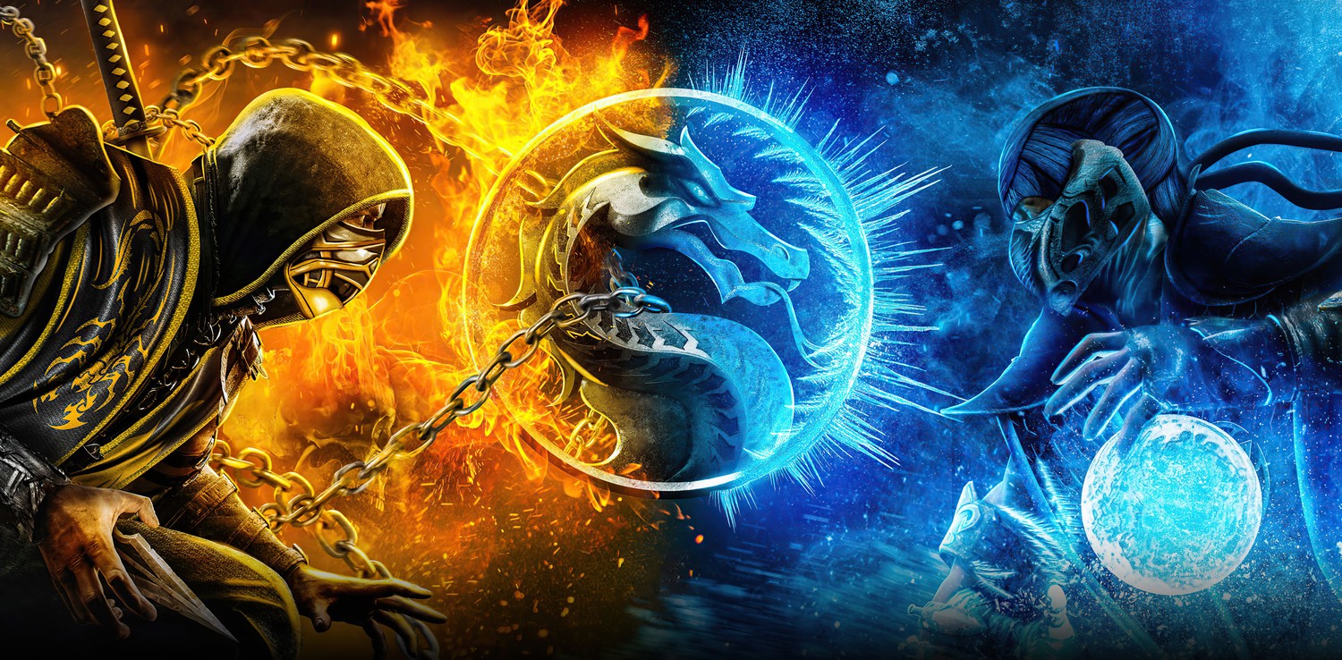 Explore the Epic Mortal Kombat Movie Poster Wallpaper