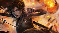 Descarga un Impresionante Fondo de Pantalla de Lara Croft