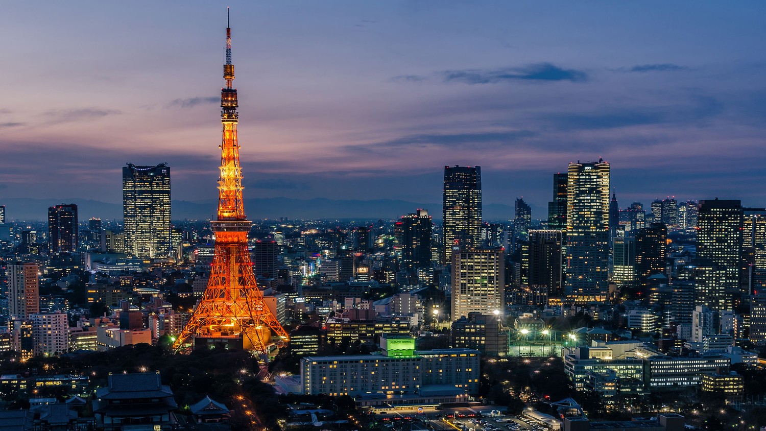 Immerse Yourself in Tokyo's Iconic Cityscape with This Wallpaper