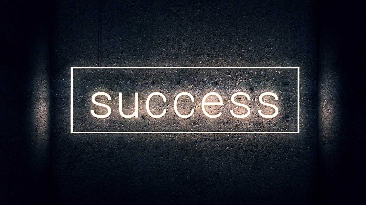 Download Stunning 4K Success Neon Light Wallpaper