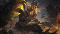 Download the Epic Pantheon Wallpaper from League of Legends